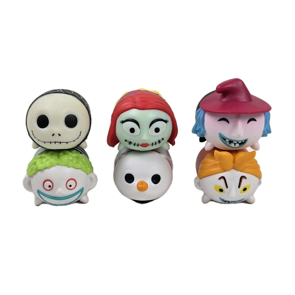 6‎ Tsum Tsum Jakks Disney Nightmare Before Christmas 2" Stackable Vinyl Figures